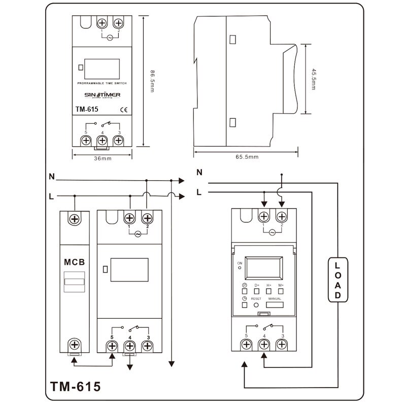 220V Programmable Digital Timer Switch Multi-function Time Control Energy-saving Controller Timers