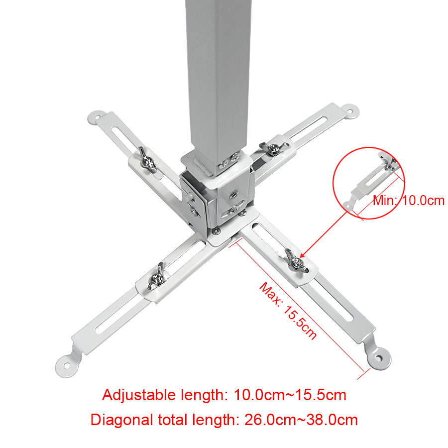 Light Unicorn Adjustable Projector Ceiling Mount Loading 5kg Proyector Bracket T26L T26K Multimedia Video Beamer Cinema Holder