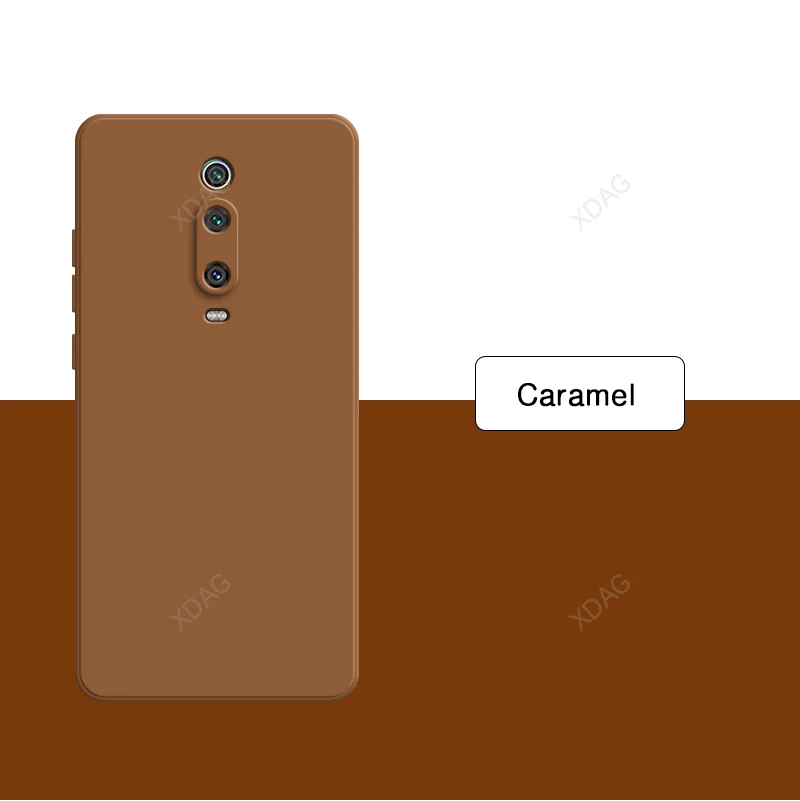 Coque de téléphone portable pour Xiaomi Mi9T Mi 9T Pro Funda 9TPro 5G, flocage interne, double couche en Silicone liquide, couverture arrière douce et originale: PP / BLANC