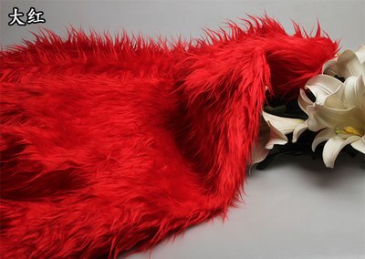 Pluche cospaly prestaties kleding sieraden teller clothr achtergrond doek deken hond haar ambachten pluche faux fur stof: 4