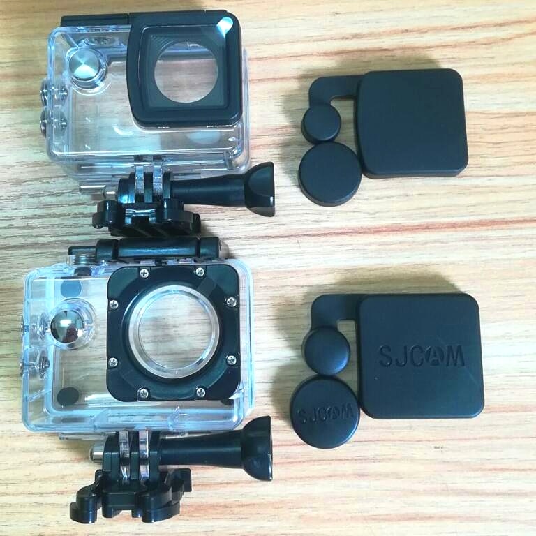 Clownfish /Oude Model Originele SJCAM SJ4000 Lensdop Cover En Kap Voor SJCAM SJ4000 SJ4000X Waterdichte Behuizing Case Camera