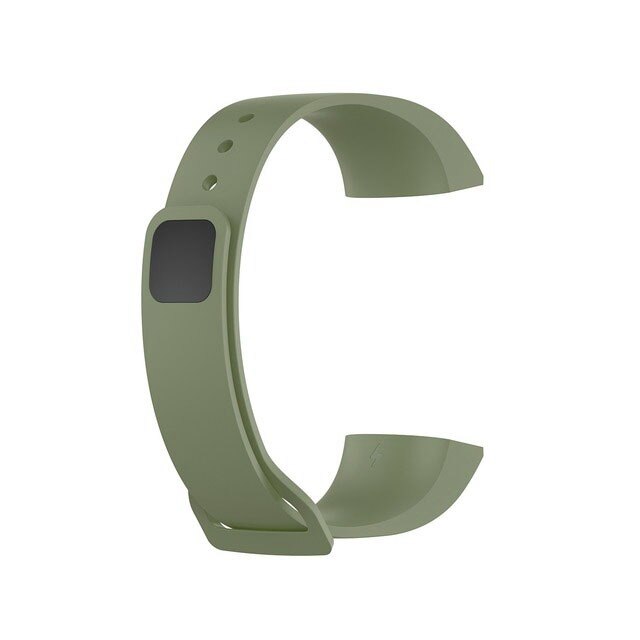 Dla Redmi bransoletka pasek zegarka dla Xiaomi Mi inteligentny zespół 4C inteligentny pasek bransoletka wymiana silikonowy zegarek nadgarstek: ArmyGreen