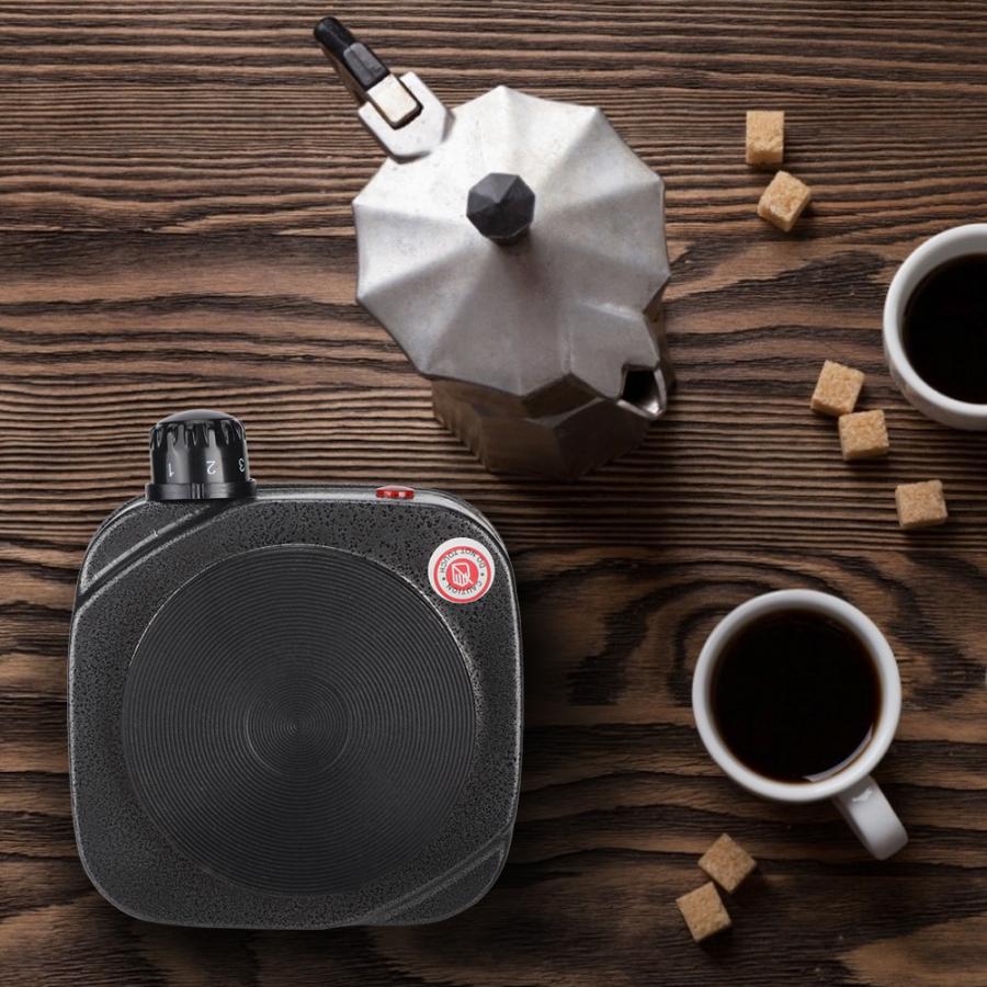 Mini estufa eléctrica de 500W, placa de cocina multifuncional, horno de calefacción de leche, agua, café, uso de cocina, UE 220-230V