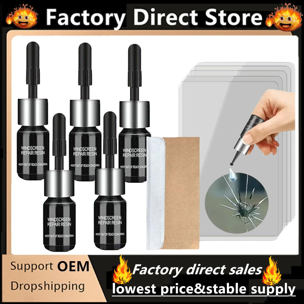 5 sæt forrude reparation til glas bilglas forrude ... – Grandado