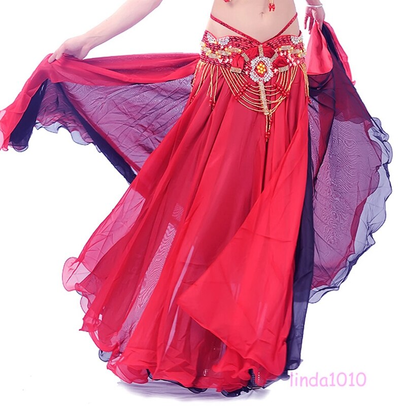 bellydancing skirts belly dance skirt costume training dress or performance -6002