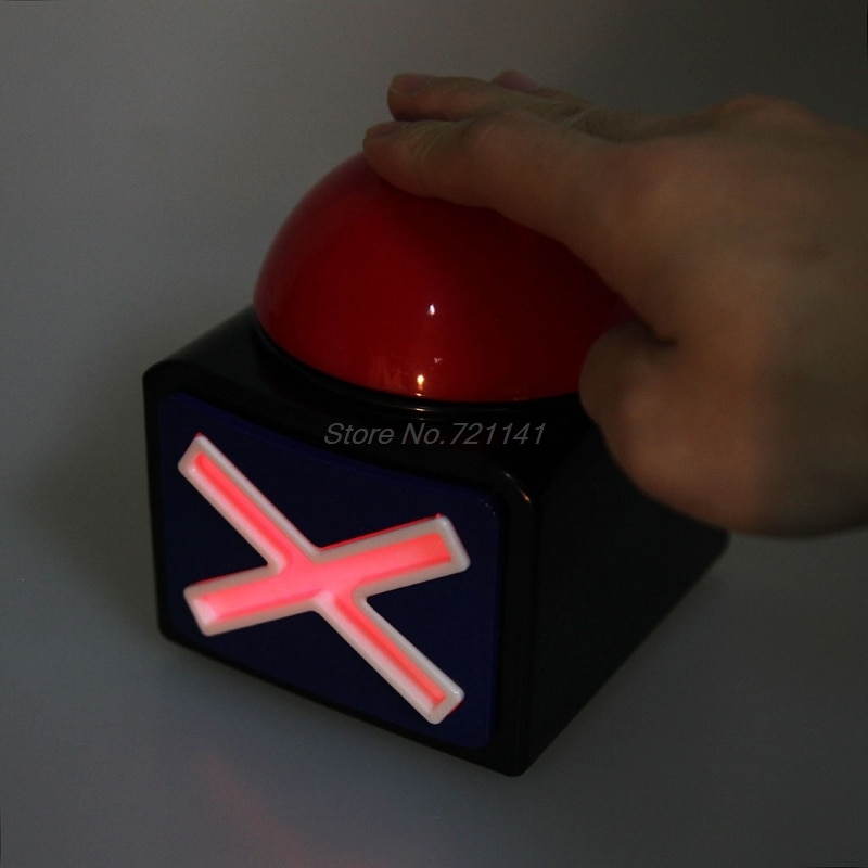 Game Answer Buzzer Alarm Button With Sound Light Trivia Quiz Got Talent Buzzer Oct18