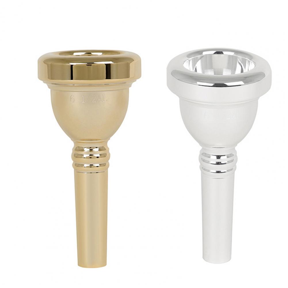 Trombone Baja 6 1/2 Pull Nozzle Geen. 6 Half Al Mondstuk Fijne Tenor Trombone Mondstuk Verzilverd Accessoires