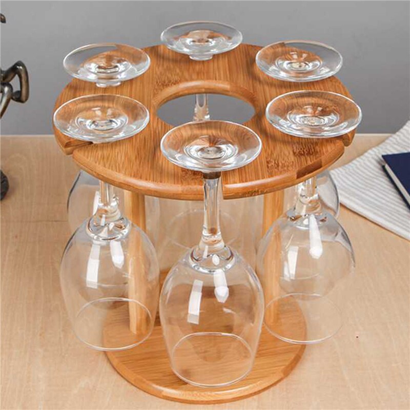 Wine Rack Upside Down Wine Glass Rack Household Wine Rack Wine Bottle Rack Wine Cabinet Wine Rack Bamboo Wood Holders