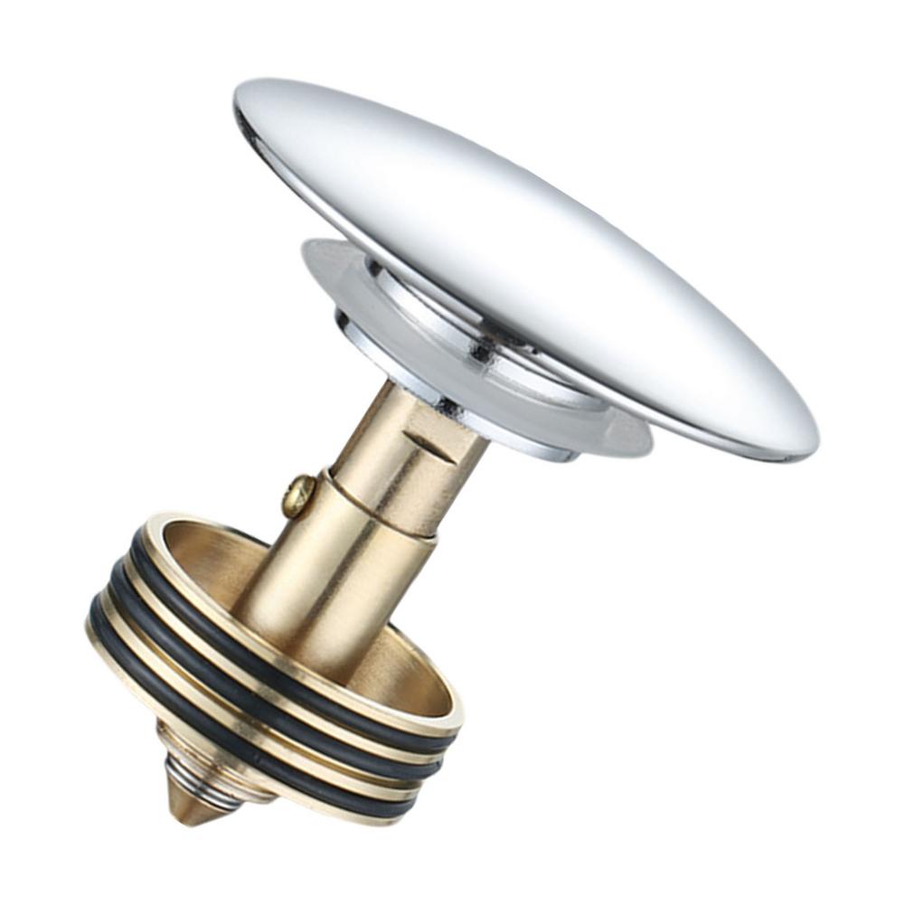 Bathtub Plug Bath Pop Up Waste Plug Seal Brass Bathroom Tub Drain Drainer Strainer Durable Universal Bounce Drainage Filter