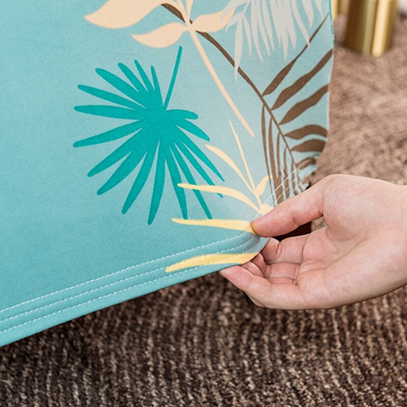 Sloping Arm Wing Back Chair Cover Stretch Wingback Armchair Cover 2 Piece Set Elastic Spandex Chair Slipcover for Home Decor