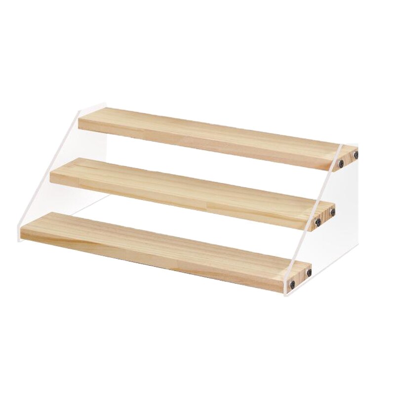 Présentoir Magazines Acrylique 3 Niveaux - Support Mural/comptoir A5 Ou A4 Transparent Avec Séparateur