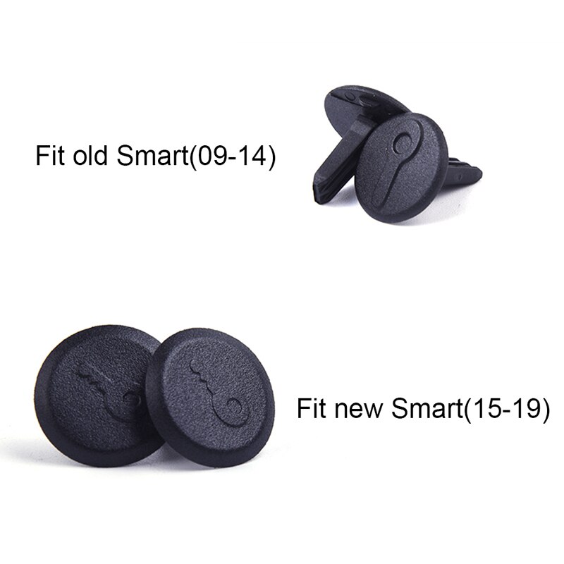 Til smart 451 453 fortwo forfour tilbehør bil styling venstre dørhåndtag låg bil nøglehul cover originalt produkt