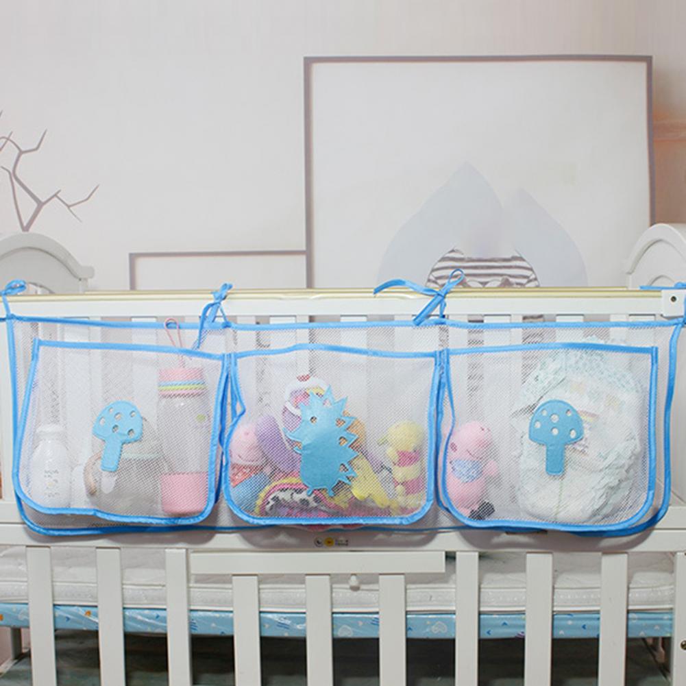 Starke zuletzt-Lagerbier dauerhaft Kindergarten Dekoration Krippe Hängen Tasche Nylon Krippe Organizer mit Gurt für Baby-feuchttücher