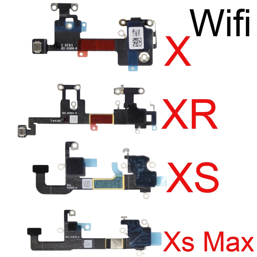 1 stk testet godt wifi antenne til iphone x xr  xs 11 12 pro max mini wi-fi trådløs signal antenne flex kabel reservedele