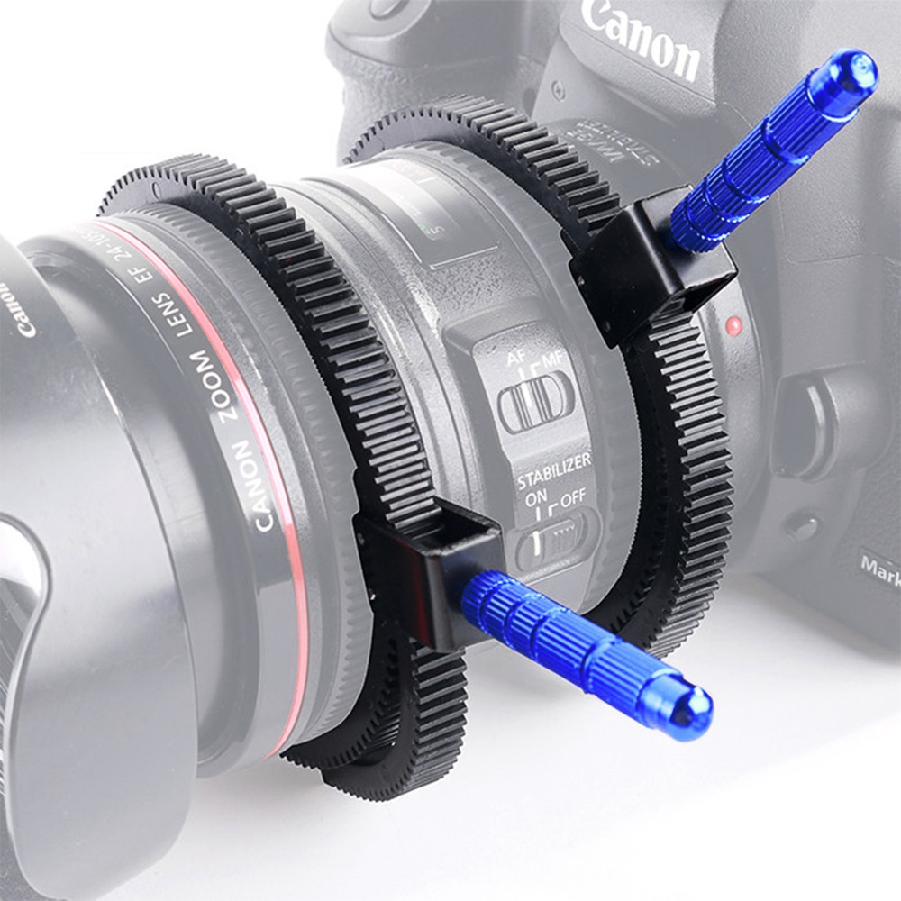 For slr dslr kameratilbehør justerbar gummi følg fokus girring belte 49mm to 82mm grep for dslr videokamera kamera