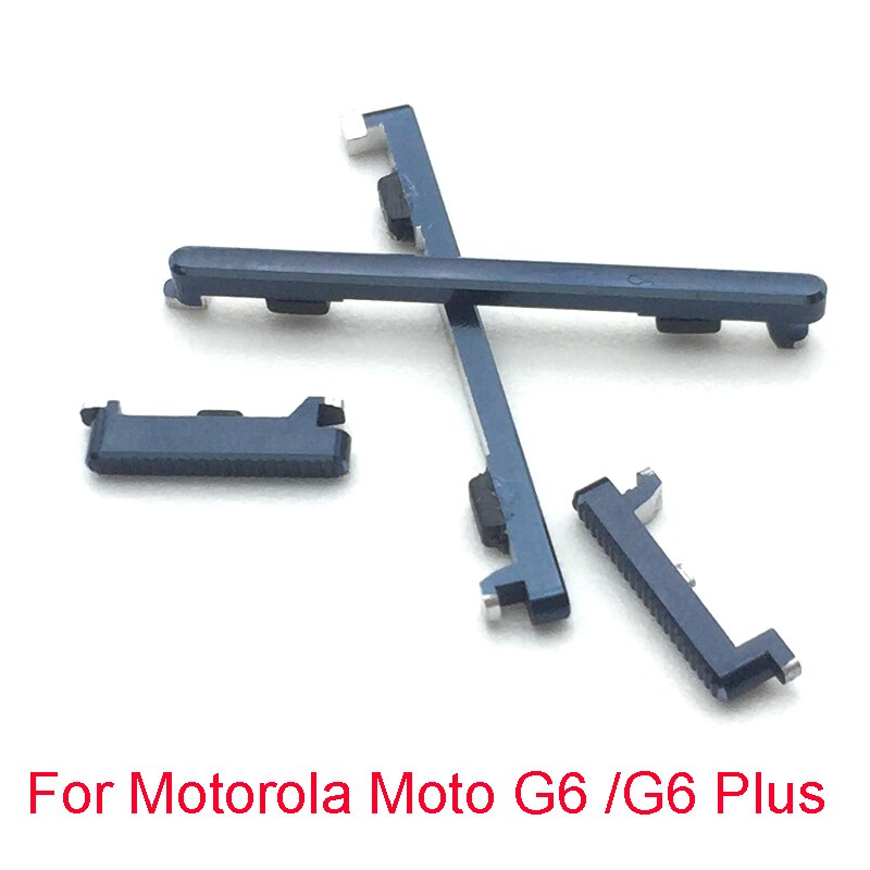 Botones de volumen para Motorola Moto G4 G6 G7 Play Plus, piezas de carcasa, Power One Vision One Action, novedad