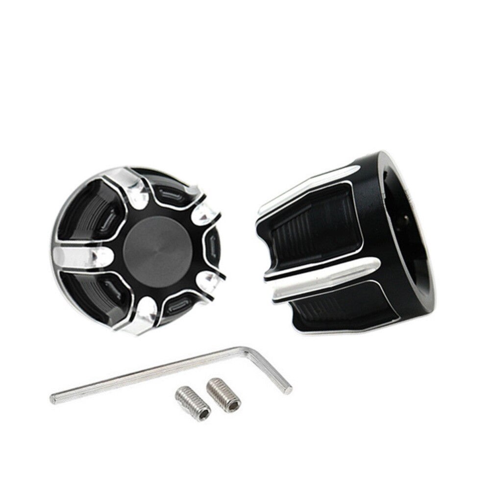 29mm motorsykler foraksel mutter deksel kapselbolt for harley sportster softtail fat boy dyna v-stang touring glide svart