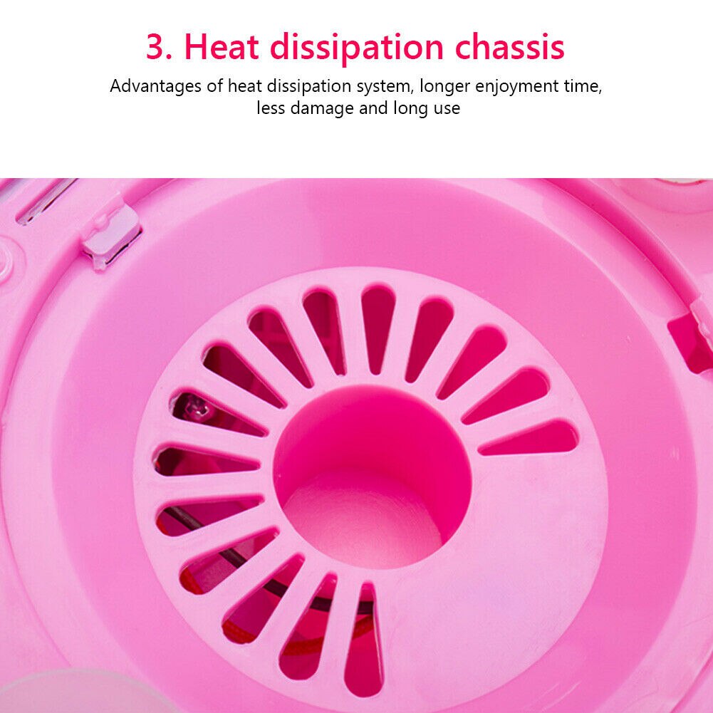 Automatic Electric DIY Cotton Candy Machine Portable Sugar Fairy Floss Maker Cotton Candy Maker