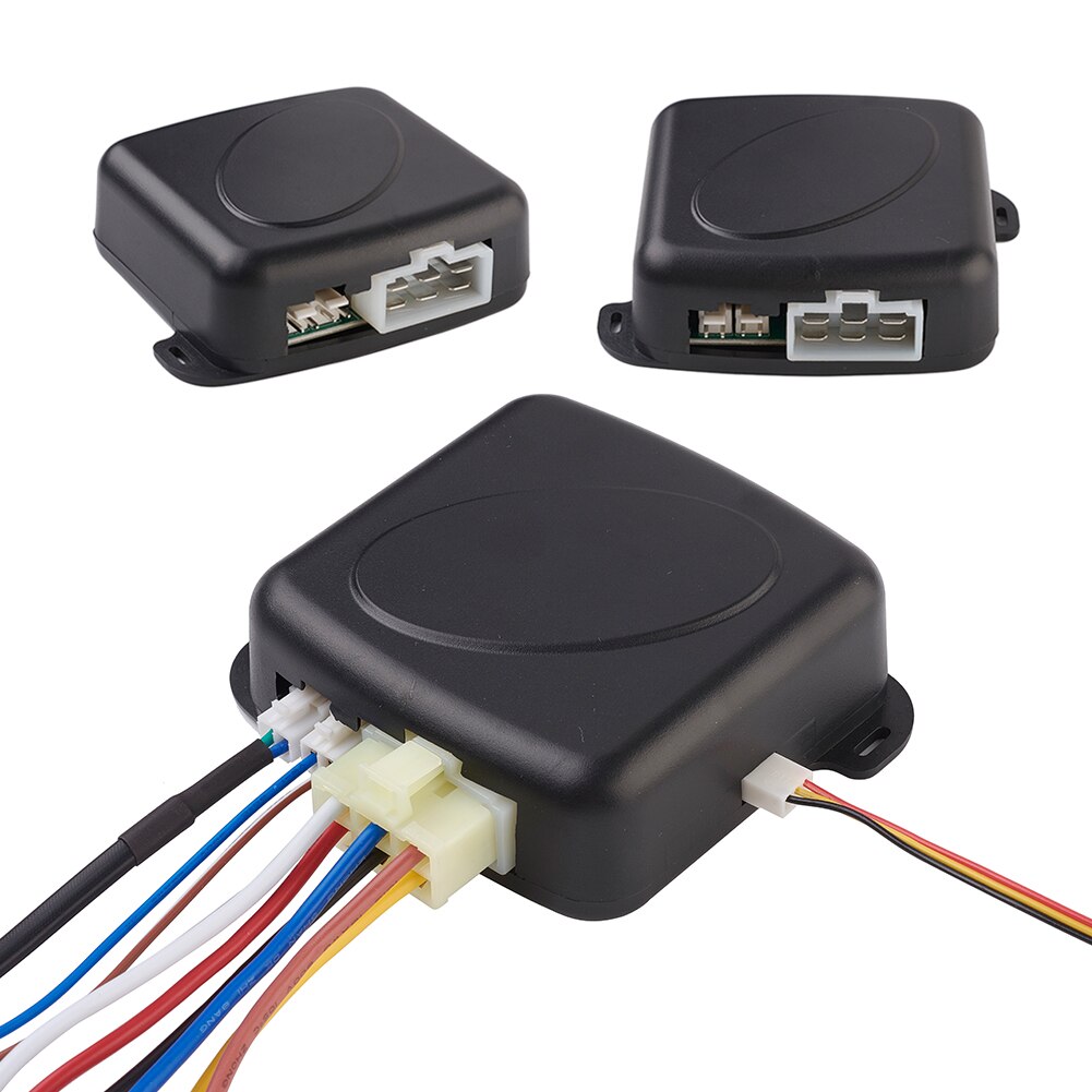 Keyless Entry Start Stop Ignition Starter System, Car Engine Push Start Button with RFID Induction Car Alarm