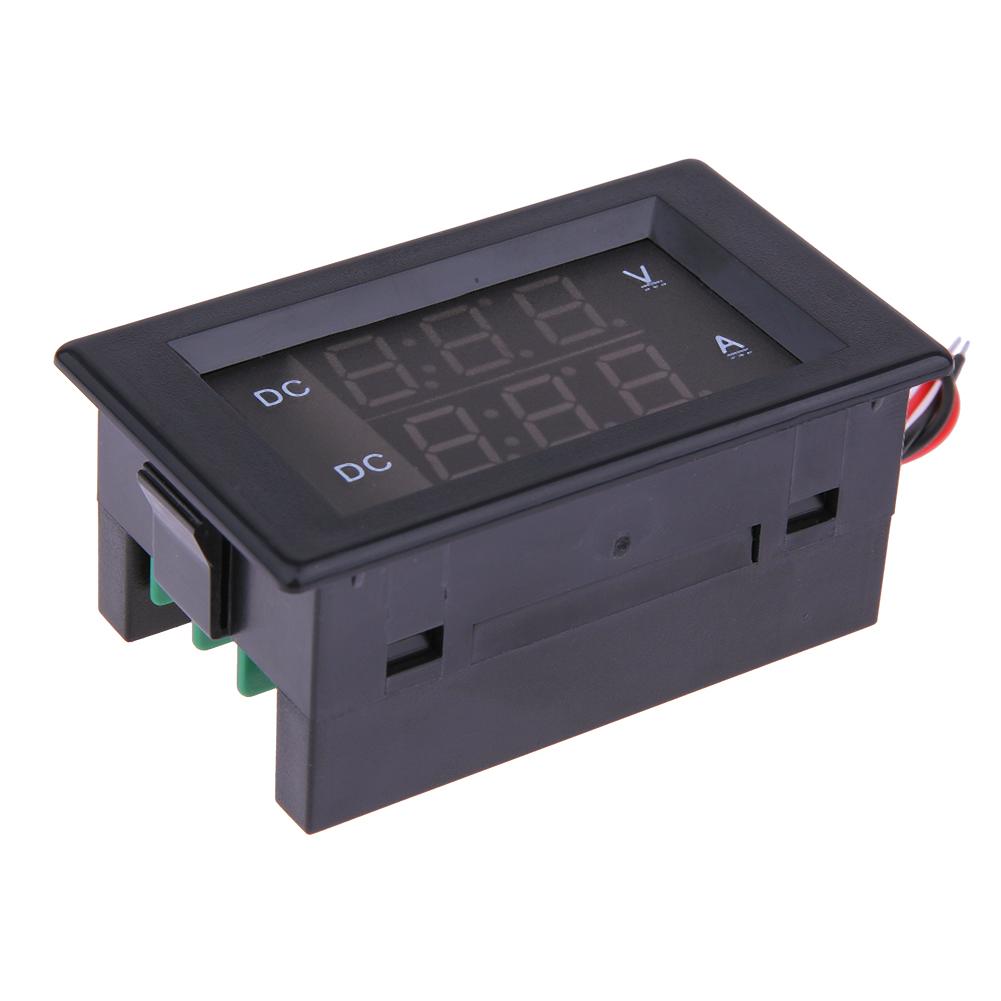 DC 0-300V Voltmeter 20A Ammeter Car LCD Digital Dual Display Monitor Car Accessories