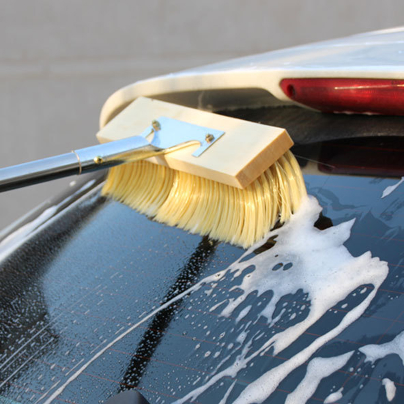 Auto wasch bürste mit weichen Borsten Nachahmung Borsten monti erbar Plus Griff Reinigungs bürste Photovoltaik platte Reinigungs bürsten kopf