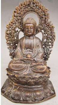 Chinese oude Koperen Standbeelden Boeddha Bodhisattva