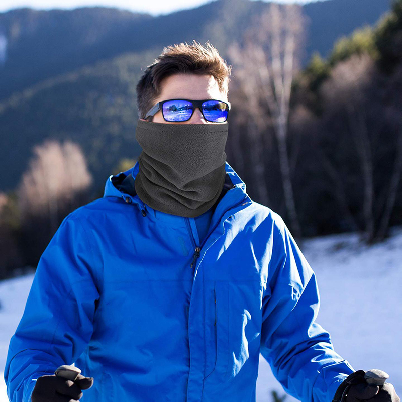 Neck Warmer Men Women Winter Neck Tube Scarf for Biker Motorcycle Car Windproof Cold Proof Cycling Half Face Cover Neck Gaiter