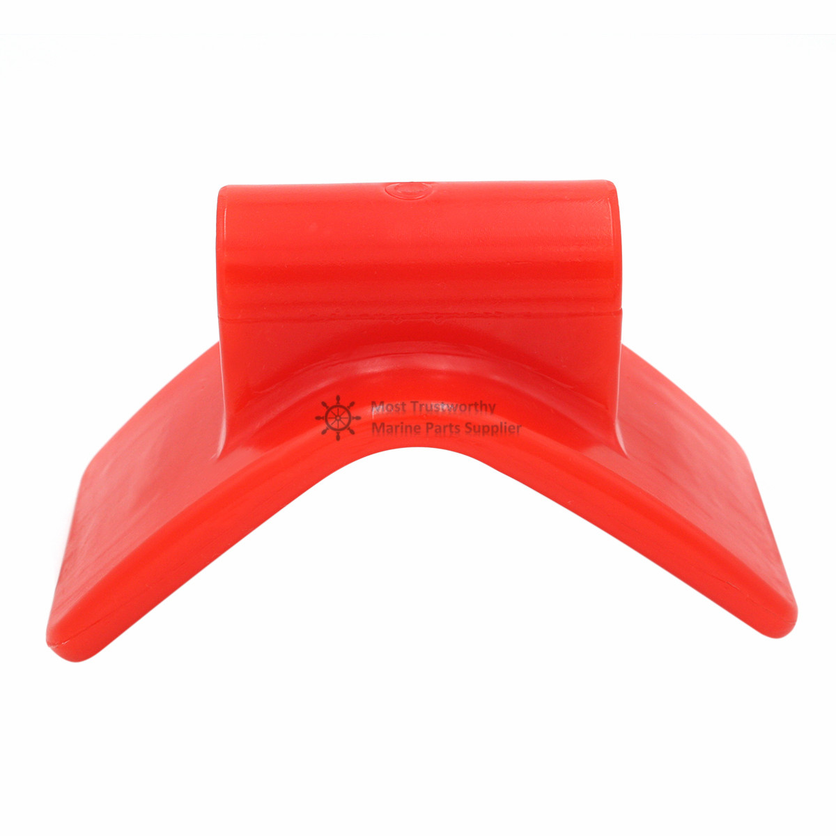 3" Polyurethane 'V' Bow Stop Roller for Boat Trailer Non Marking Yellow Orange