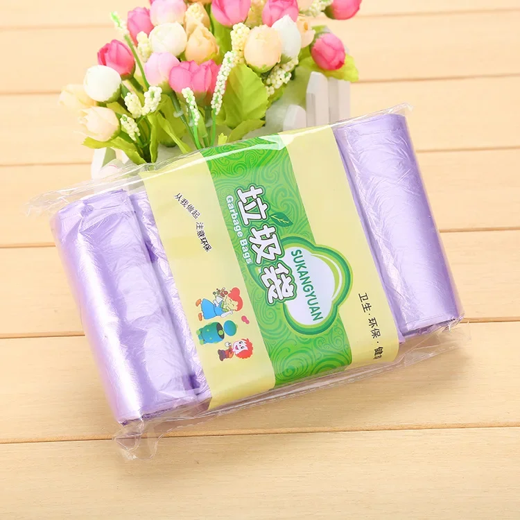 Stora engångssoppåsar, soppåsar, avfallspåse, papperskorg, förvaringslåda för papperskorgar, praktisk soptunna för kök: Plommon