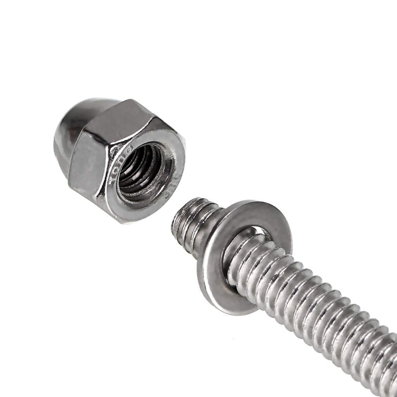 24 Packs Swage Threaded Stud Thread Terminal Stud Deck Cable Hardware for 1/8 inch Deck Cable Railing