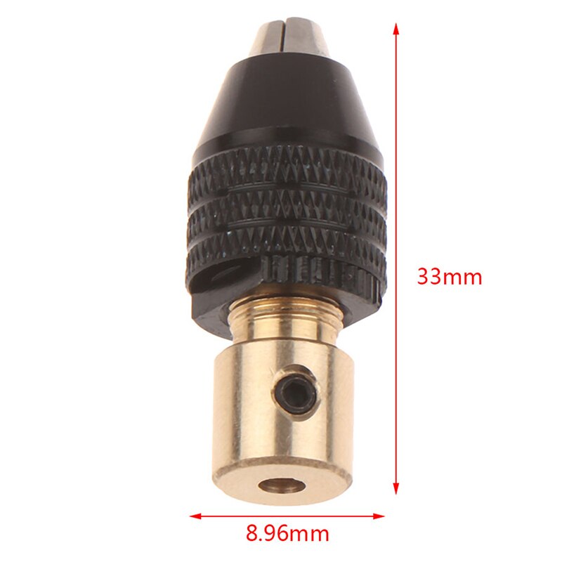 Hex Shank Round Handle Three-Jaw Screwdriver Driver Adaptor THGS Mini 0.3-3.5mm Universal Electric Drill Chuck Bit Tool Set