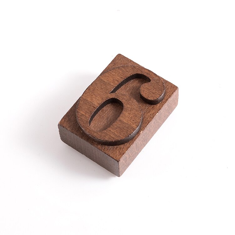 Vintage Grund Digitalen Symbol dekoration Holz stempel Set für scrapbooking album DIY handwerk dekoration stempel: 6