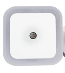 Light Sensor Control Night Light Mini EU US Plug Novelty Square Bedroom lamp PIR luces led decoracion lighting: White / US