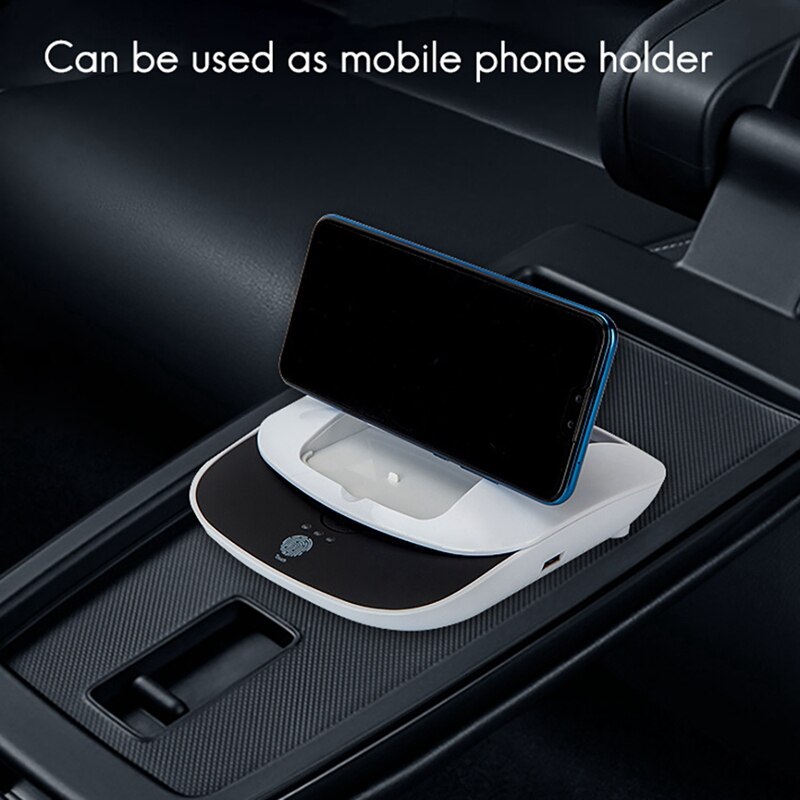 Car Universal Solar Powered Car Negative Ion Diffuser Automatic Air Purifier Vehicle Phone Holder Charger Mist Maker