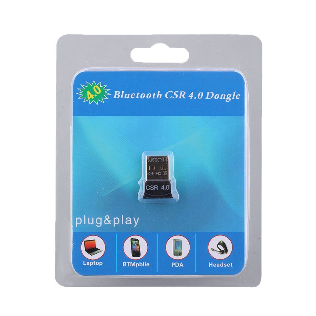 Draadloze Usb Bluetooth Adapter 4.0 Voor Pc/Computer Bluetooth Muis Bluetooth Dongle Bluetooth Audio Ontvanger Zender: Bruin