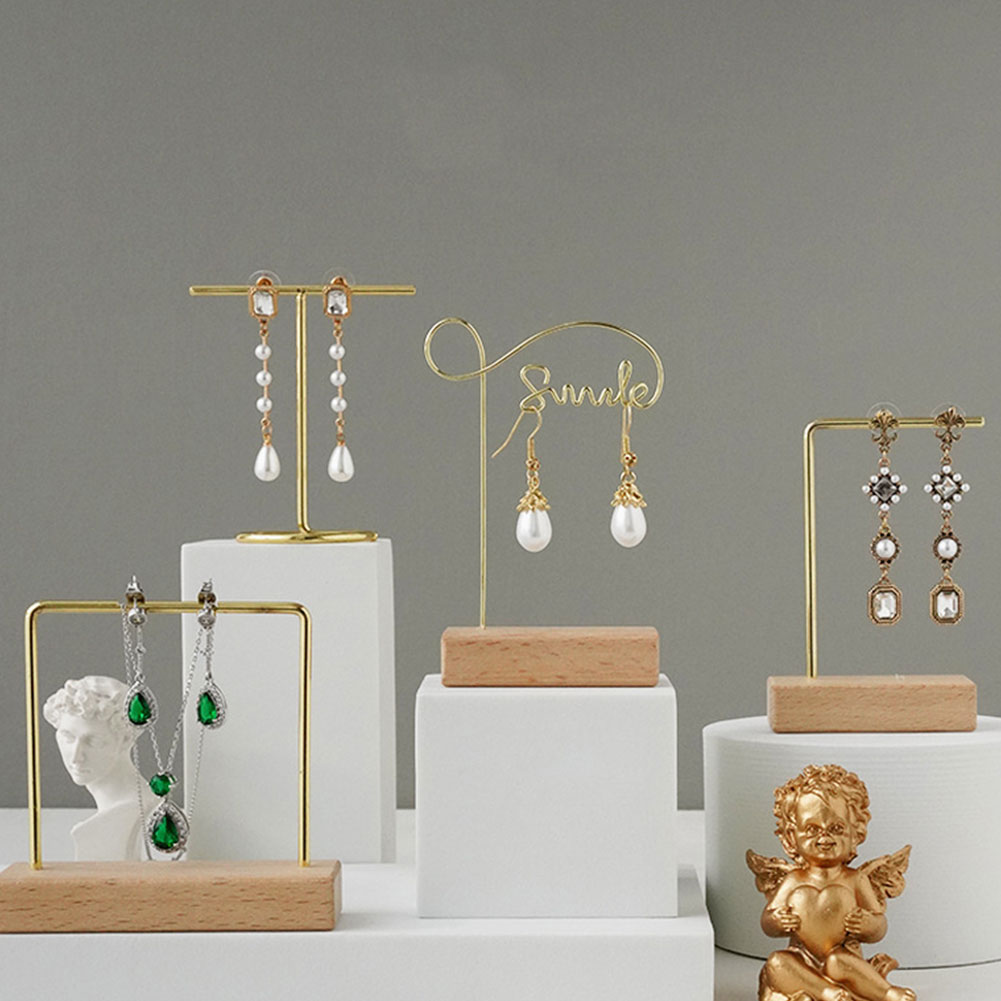 Support à bijoux en métal, 5 Styles d&#39;ornements, étagère à bijoux, accessoires de photographie, séance Photo pour boucles d&#39;oreilles, bagues, Bracelets et colliers