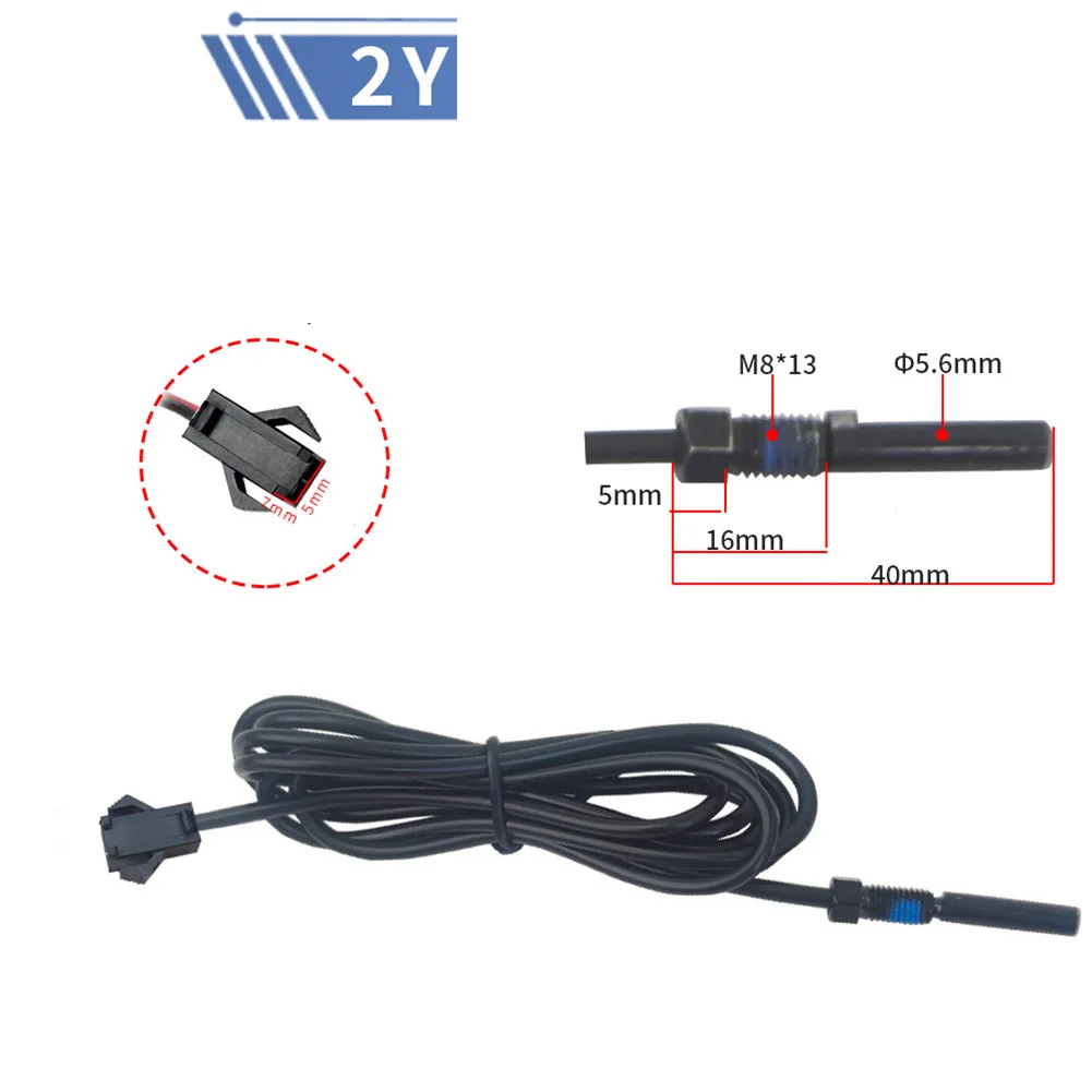 Sensor de freno magnético para bicicleta eléctrica, sistema de freno de potencia de corte, 2 enchufe de 3 pines, línea de Sensor de potencia, piezas de bicicleta eléctrica
