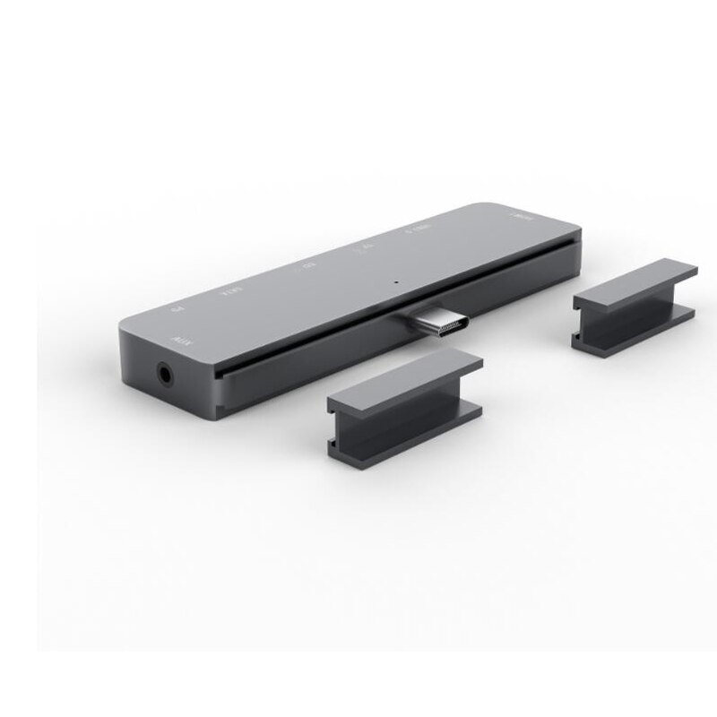 Station d&#39;accueil enfichable Usb 3.1 Type C, adaptateur Hub Compatible avec Macbook Pro Ipad Pro, Port PD HDMI