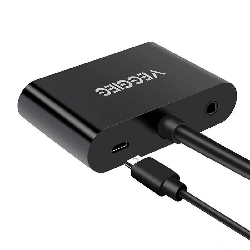 Veggieg Vga Naar Hdmi & Vga Adapter Met O Ondersteuning Vga Naar Hdmi Vga Splitter 1 In 2 Out
