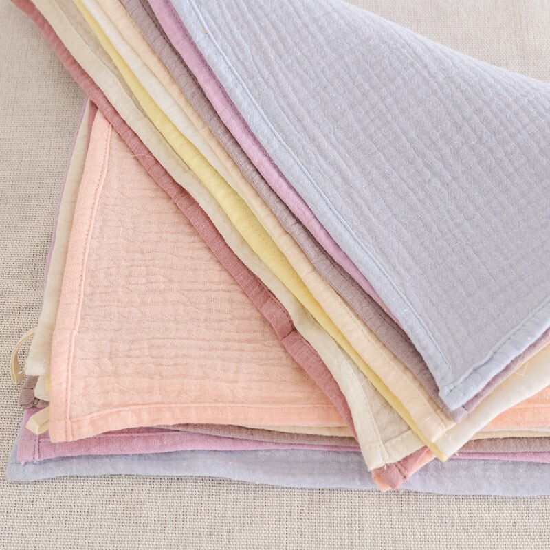 5 pcs/Pack Serviette de Cuisine Torchon Bébé Lingettes Visage Salive Tissu Mouchoir Ménage Nettoyage Chiffons Cuisine Torchon W300530-1