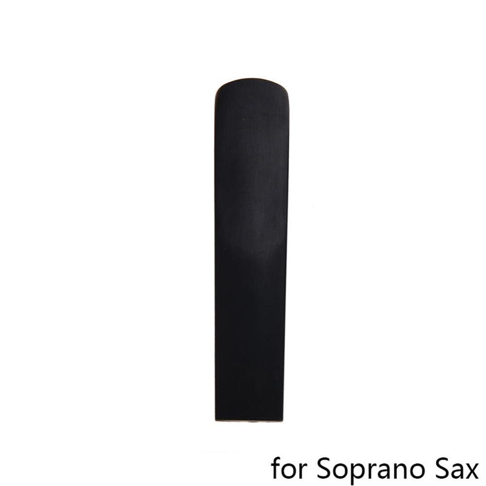 Klarinet saxofon harpiks sorte sort abs mundstykke siv styrke 2.5 til alt / tenor / sopran sax saxofon tilbehør: Sopran sax