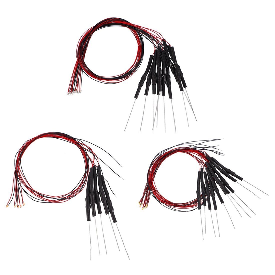 uxcell 10pcs Prewired SMD LED Light Emitting Diode DC 6-18V with Resistor for Small Model Cosplay and Small Model Building