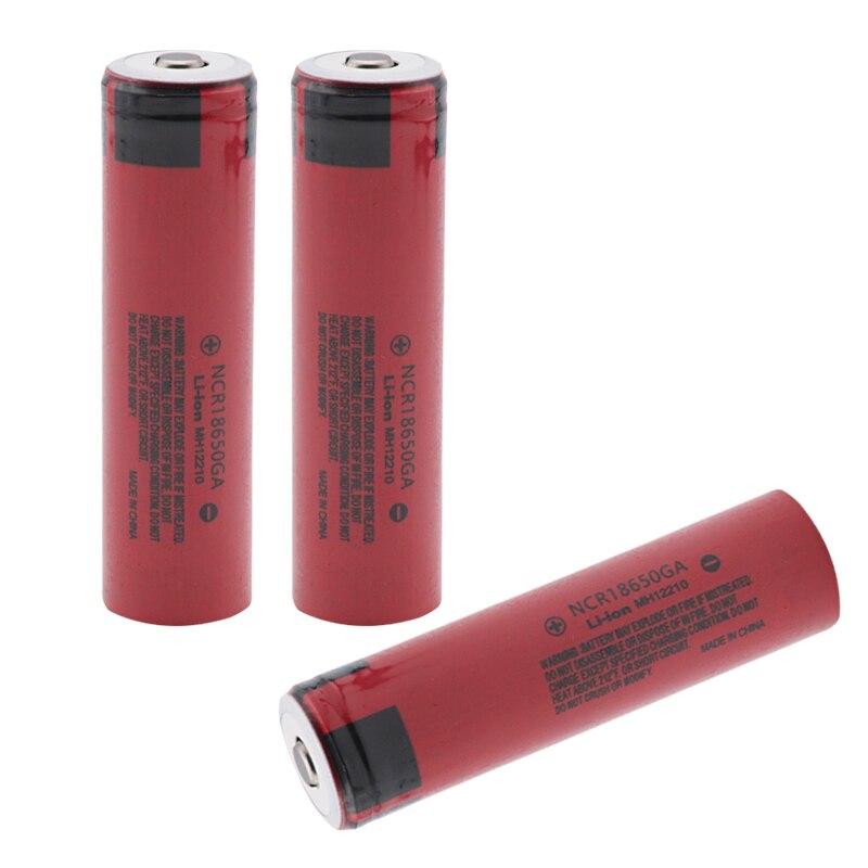 100% 18650 battery 3500mah 3.7v lithium battery for NCR18650ga 3500mah Suitable for flashlight battery