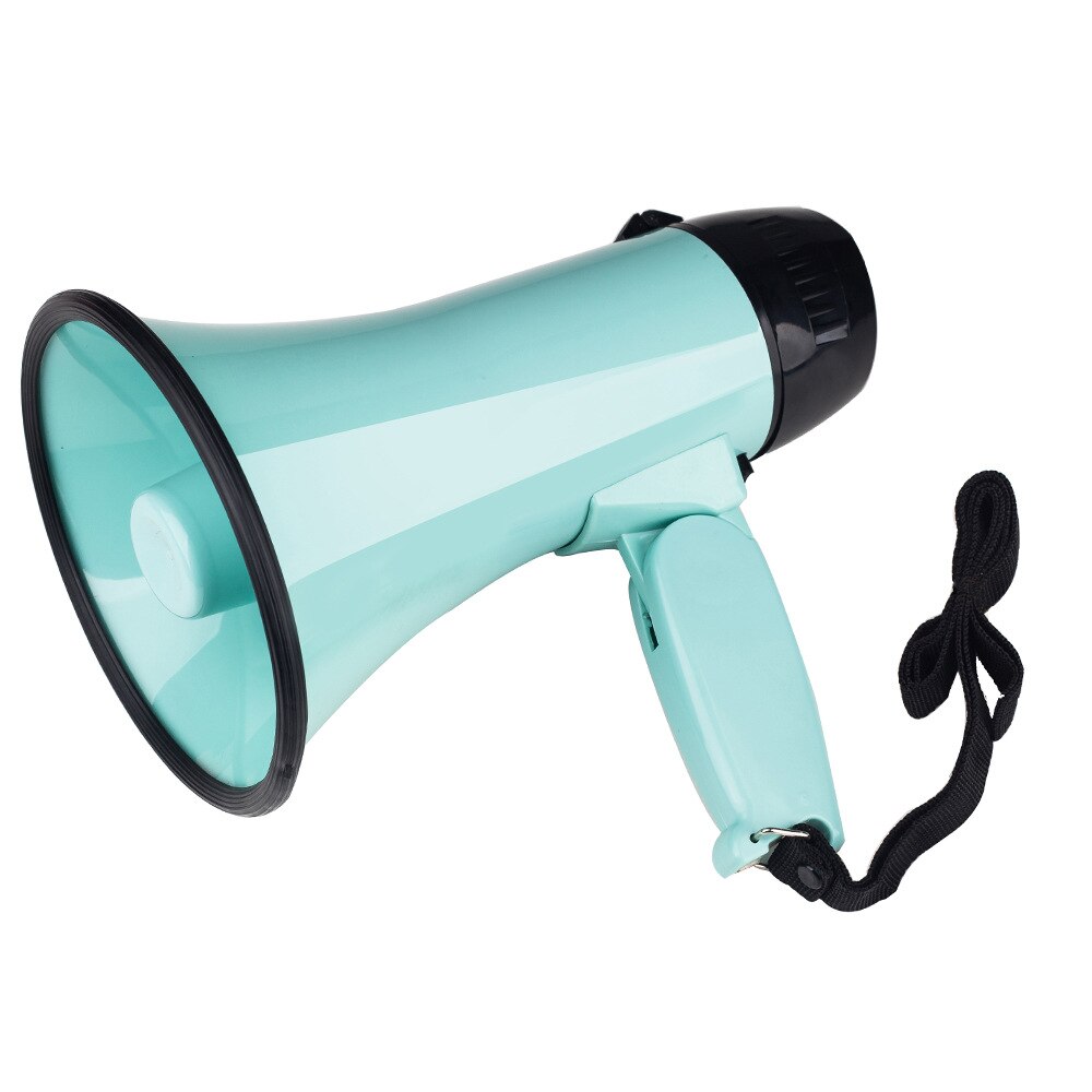 Draagbare Hand Megafoon Speaker Trompetten Opname Tour Gids Luidsprekers Luid Volume Macaron Kleur Groen Roze