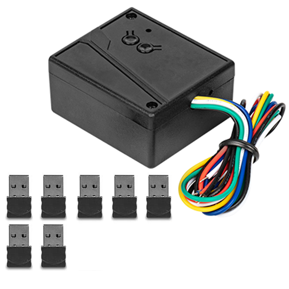 Empfänger zum Öffnen der Garagentor, Empfänger für das Automatisierungssystem zur Zugangskontrolle zu Hause, 2,4-G-Bluetooth-Verbindung, USB-Anschluss-Öffnungsgerät: Silber