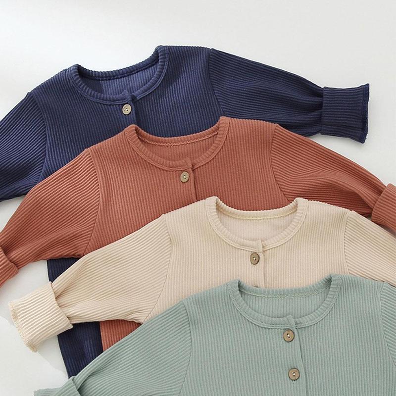 Effen Kleur Een Stuk Romper Voor Zuigelingen En Kinderen Thuis Herfst In En Voor Kinderen Pyjama Kleding Scheet q8Z0