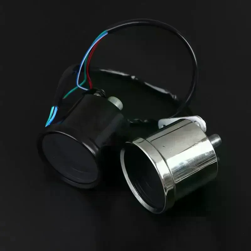 Misuratore universale per moto LED Tachimetro digitale Contachilometri Indicatore livello carburante per misuratore modificato per scooter moto