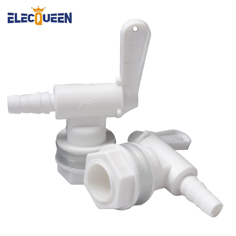 White Plastic Spigot, Bucket Bottling Spigot Fermenter Tap Faucet Replacement Homebrew Beer Wine Making Bar Tool , 2pcs/lot