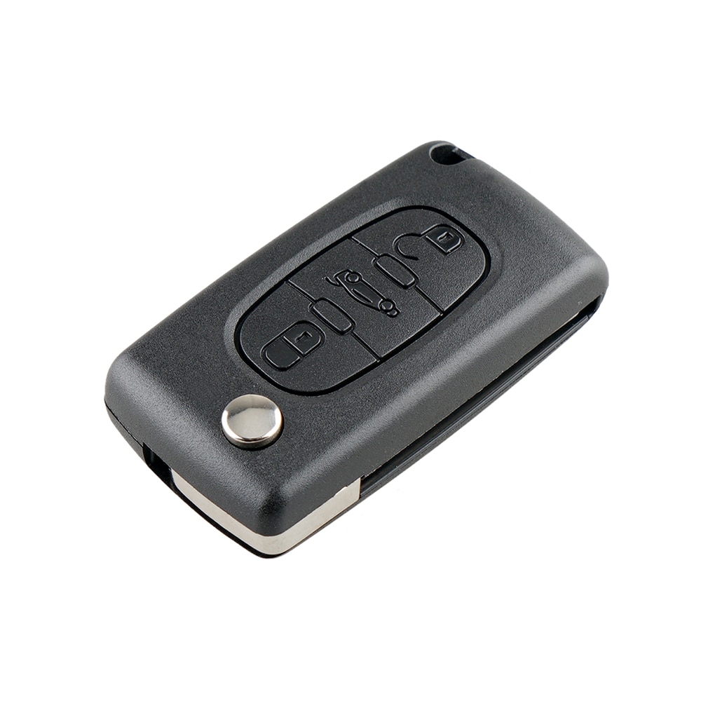Bilnøgle skal forpeugeot 407 407 307 308 607 fjernbetjening nøgle etui skal nøgle cover 3 knapper nøgle etui  ce0523: Default Title