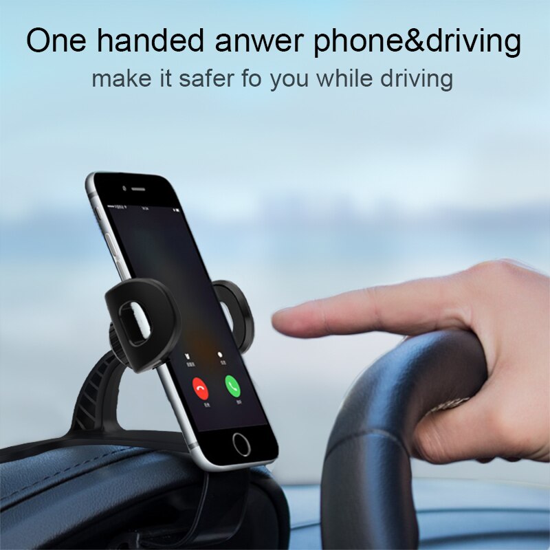 Universal 360 degrees Car Phone Holder Cell Phone GPS Car Dashboard Mount Phone Holder Stand Hud Clip On Cradle Phone Bracket